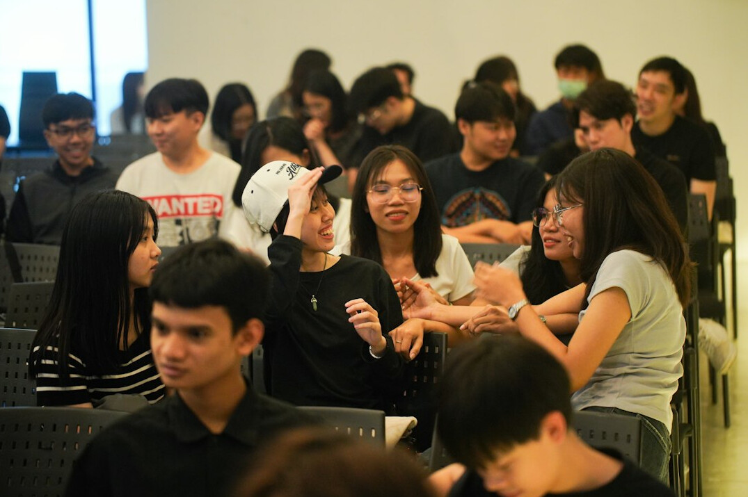 group discussion in workshop